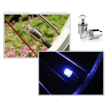 Işıklı Bisiklet Araba Sibop Kapağı 2 Adet (5460)