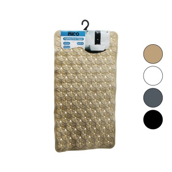 DİKDÖRTGEN - PLASTİK KABARTMA ÇİÇEK DESEN- RENKLİ 92PCS VANTUZ KAYDIRMAZ BANYO- KÜVET PASPAS 36X67CM (5460)