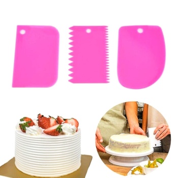 Pasta Hamur Şekillendirici Spatula Kesici Kazıyıcı Dekoratör Set (5460)