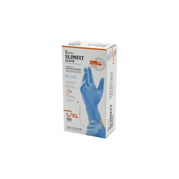 REFLEX SLİMFİT GLOVE KOD-025 L-XL MAVİ PUDRASIZ MUAYENE ELDİVEN 100LÜ (5460)