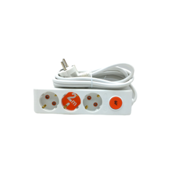 3LÜ ANAHTARLI 2MT.UZATMA KABLO GRUP PRİZ (5460)