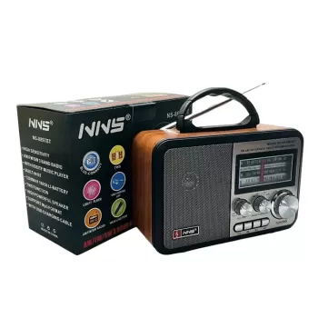 NNS NS-8897 Orta Boy Retro, Nostaljik, Ahşap Tasarım Radyo (5460)