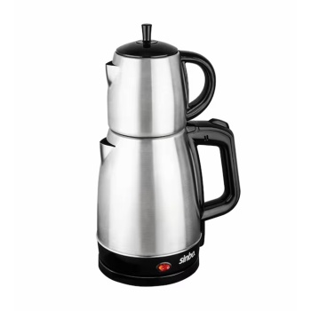 SİNBO STM-5831 ELEKTRİKLİ ÇELİK ÇAY MAKİNESİ ÇAYCI 1.7LT + 0.7LT ÇAY SÜZGEÇLİ (5460)