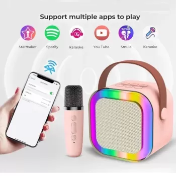 Karaoke Mikrofon Hoparlör Seti Mini (5460)