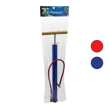 METAL GÖVDE   AHŞAP KOL   İRAN  EL POMPASI  55CM   TOP - BİSİKLET - MOTOR  AYAKLIK APARATLI (5460)