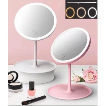 Led Işıklı Dokunmatik Makyaj Aynası 3 Kademeli Işık Ayarlı (5460)