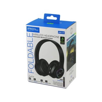 RGB RENKLİ IŞIKLI TYE-C TO USB ŞARJLI BLUETOOTH KULAK ÜSTÜ KABLOSUZ KULAKLIK Hİ-Fİ SES - GÜRÜLTÜ ENGELLEME (5460)