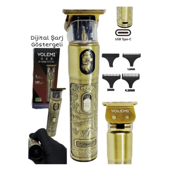 Dijital Göstergeli Saç Sakal Tıraş Makinesi - Sıfıra Yakın - IP-1949 (5460)