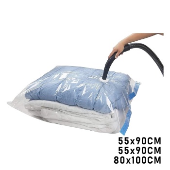 3LÜ SET  VAKUMLU  POŞET  HURÇ 2 ADET XL= 55X90CM + 1ADET XXL= 80X100CM  %75 YER TASARRUFU (5460)