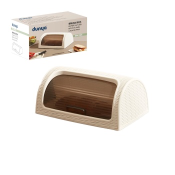 KAR BEYAZ EKMEK DOLABI KUTULU SÜRGÜLÜ KAPAK 420X274X180MM (5460)