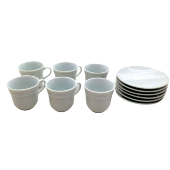 12 PARÇA  PORSELEN KAHVE FİNCANI (5460)