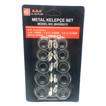 10 PARÇA  METAL HORTUM KELEPÇESİ SET (5460)
