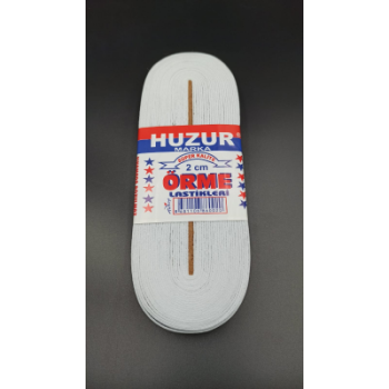 BEYAZ - 2CM PAÇA LASTİK YASSI GENİŞ 10MT (5460)