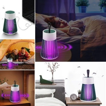 İç ve Dış Mekanlar İçin Şarjlı Sinek Öldürücü Sivrisinek Kovucu,UV Işıklı Sineksavar Taşınabilir Gece Lambası (5460)