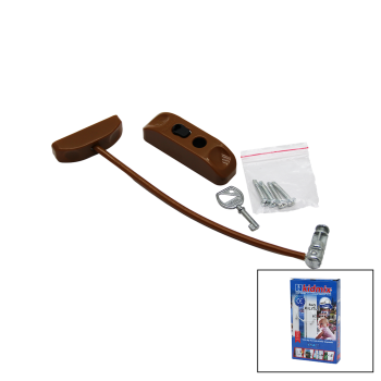 KAHVERENGİ HALATLI ANAHTARLI EMNYET KİLİT (5460)