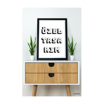 Çerçeve Görünümlü Dekoratif Ahşap Mdf Tablo
