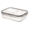 3 Bölmeli Kilitli Kapaklı 1 Litre Erzak Saklama Kabı LC-510 (5460)