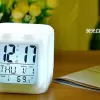 Led Dijital Renkli Masa Saati Alarm Termometre Tarih Masaüstü Saat (5460)
