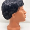 Siyah Renk Kısa Kesim İçi Astarlı Erkek Peruğu (5460)