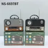 Nns NS-6697BT Taşınabilir Bluetooth Nostaljik Radyo (5460)