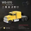 WS-570 Araba Şekli Bluetooth Hoparlör Retro HIFI Stereo Soundbox Masaüstü Bilgisayar Müzik Çalar (5460)