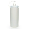 Şeffaf Kapaklı Sızdırmaz Yağlık Sosluk Şişesi Plastik Yağdanlık 400 ml. AP-9028 (5460)