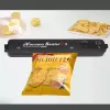 Vacuum Sealer Ev Tipi Vakumlama ve Yapıştırma Makinesi + 10 Adet Vakum Poşeti (5460)
