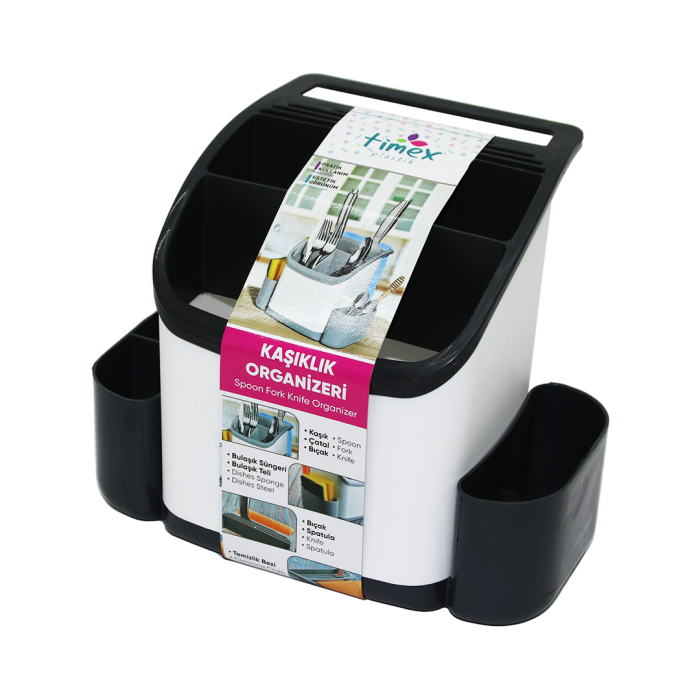 PLASTİK KAŞIKLIK ORGANİZER TEZGAH ÜSTÜ (5460)