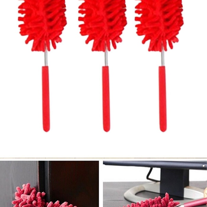 2 li Set Mikrofiber Teleskobik Toz Alma -Antistatik Toz Püskülü Duster (5460)