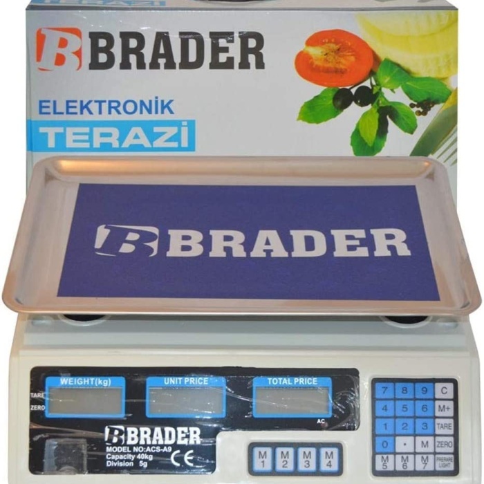 Dijital Göstergeli Elektronik Bakkal Kasap Manav Terazisi 40 Kg (5460)