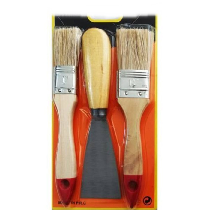 Boya Kestirme Fırça- Spatula Seti 3lü (5460)