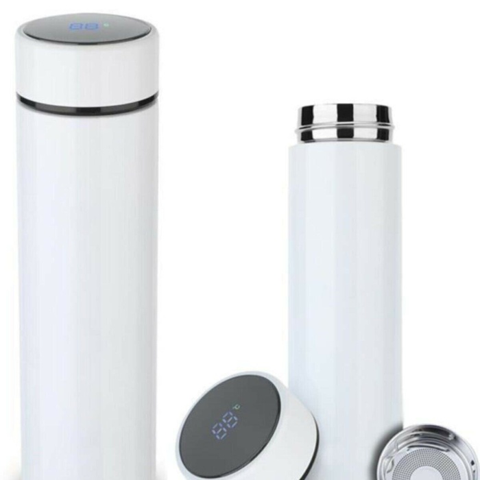 Dijital Sıcaklık Göstergeli Renkli Çelik Termos - 500 ML (5460)