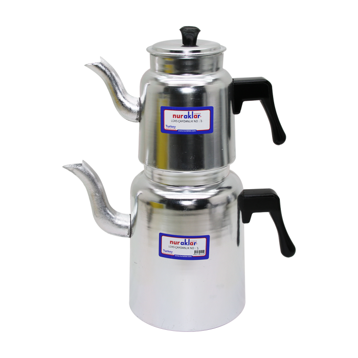 NO-3 LÜKS ALÜMİNYUM ÇAYDANLIK TAKIMI (5460)