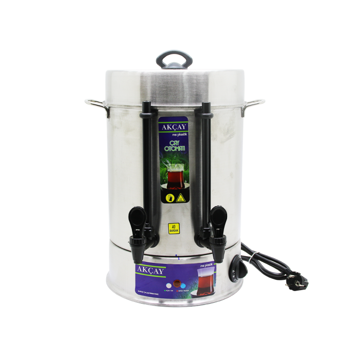 ÇAY OTOMATI 40 BARDAK SEMAVER ELEKTRİKLİ ÇAY MAKİNESİ ( MARKA DEĞİŞKENLİK GÖSTEREBİLİR )  (5460)