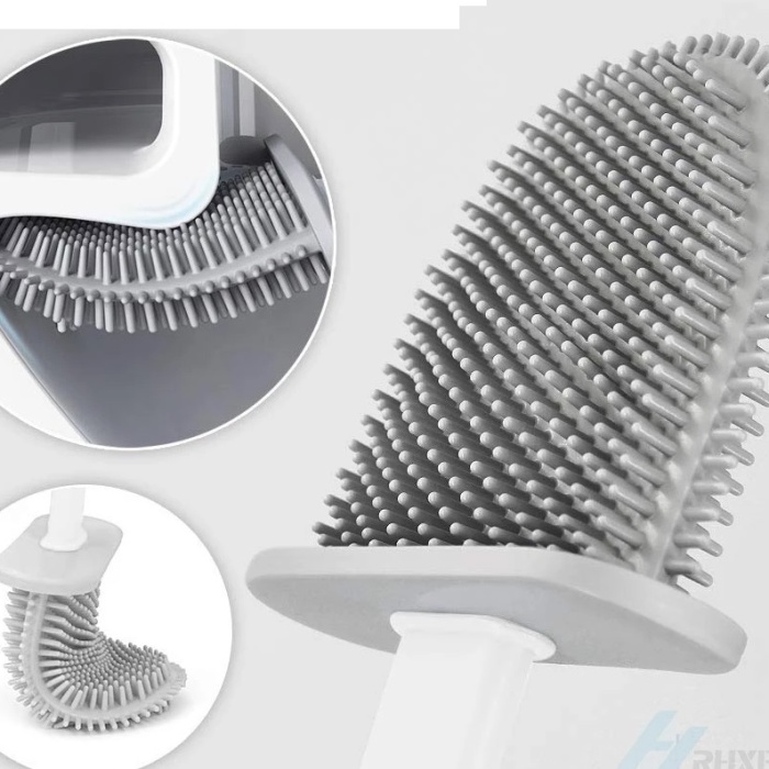 Hijyenik Klozet Temizleme Silikonu Esnek Fırça (5460)