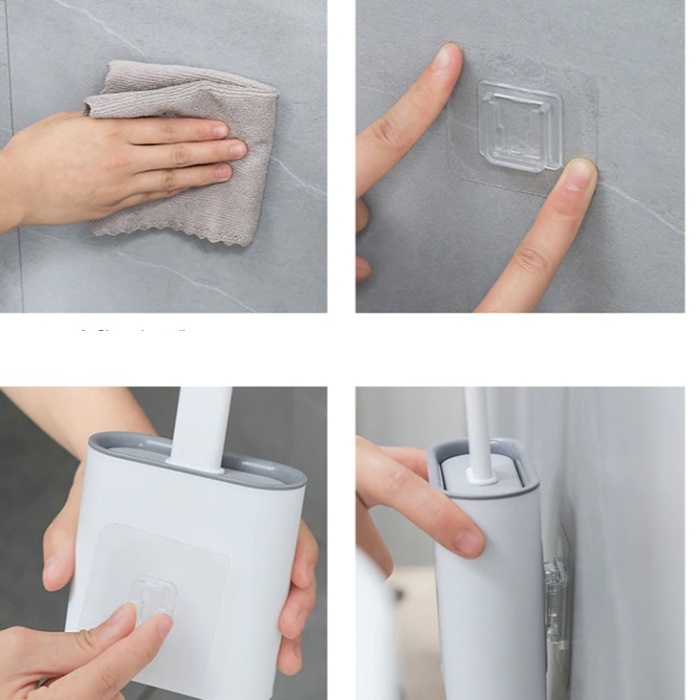 Hijyenik Klozet Temizleme Silikonu Esnek Fırça (5460)