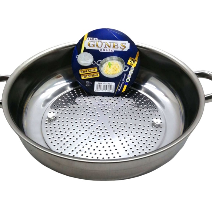 NO-1 - 26CM BASIK SÜZEK METAL SÜZGEÇ (5460)
