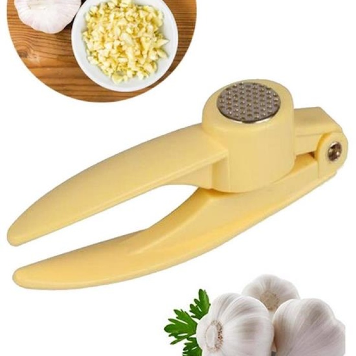 Pratik Kolay Yıkanabilir Sarımsak Ezme Aparatı Sarımsak Ezici Pres (5460)
