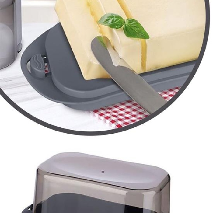 Kilitli Plastik Kapaklı Kahvaltılık Tereyağlık Peynirlik Erzak Saklama Kabı Ap-9428 (5460)