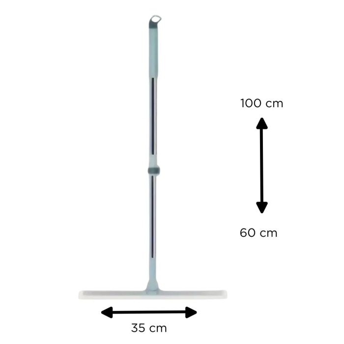 Teleskopik Oynar Başlıklı Cam,Zemin Silme Aparatı Çekçek (5460)