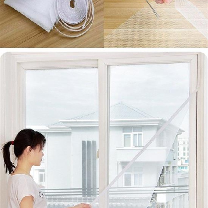 Tüm Cam Pencere Kapılara Uyumlu Tek Kanat Pencere Sinekliği (5460)