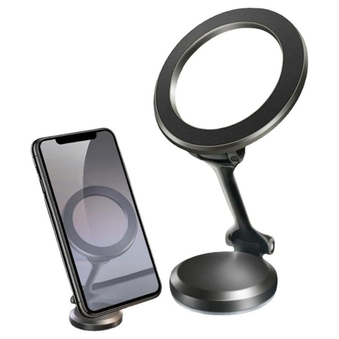 Tüm Telefonlarla Uyumlu Manyetik Araç Telefonu Tutacağı Katlanır 360 Derece Dönen Telefon Standı (5460)