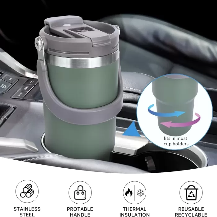 Termos 900 ML Pipetli Termos Bardak (5460)