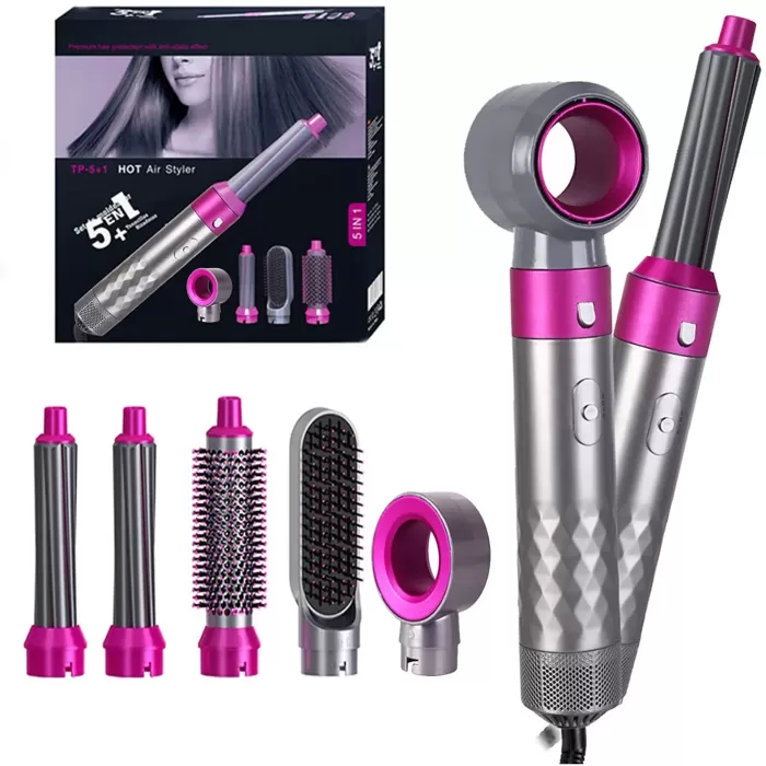 5 in 1 Hava Üflemeli Saç Düzleştirici (5460)