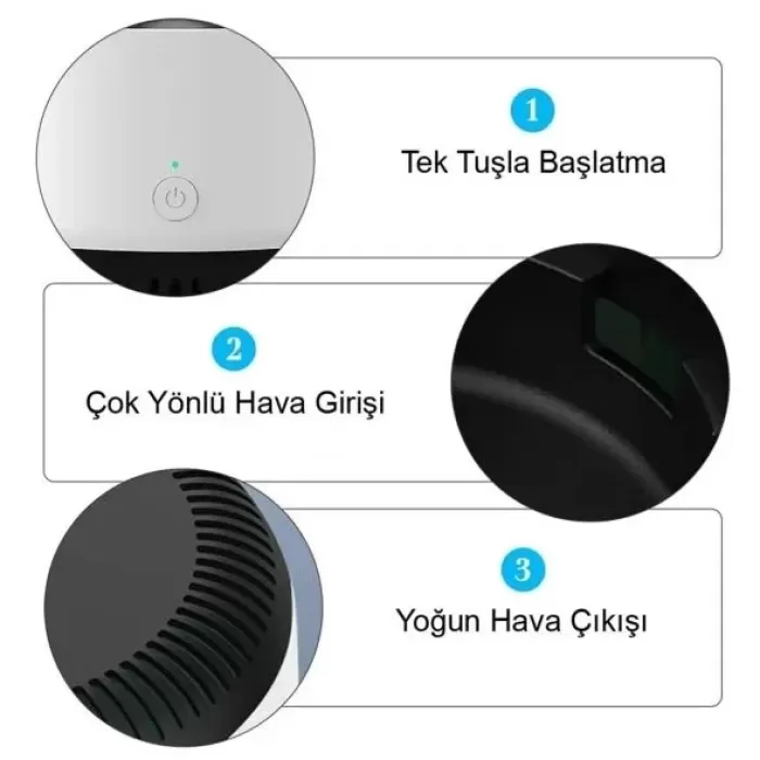 Hava Temizleyici Küllük HS-28 İç Mekan Ev Ofis Araba (5460)