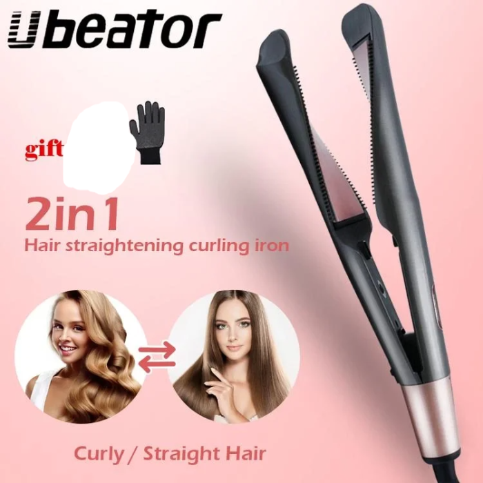 Profesyonel 2&amp;#39;si 1 arada Saç Kıvırma Düzleştirici (5460)