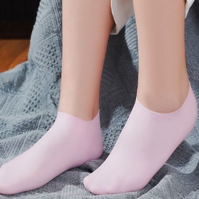 Silikon Nemlendirici Çorap Ayak Bakım Çorabı (5460)
