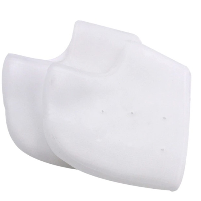 Silikon Topuk Çorabı Beyaz Renk (5460)