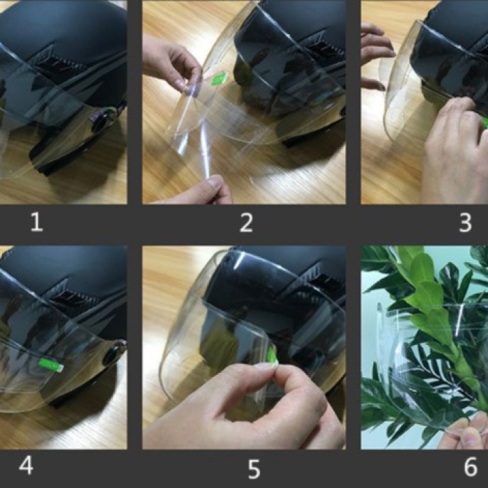 Motosiklet  Kaskı İçin Yağmur Kaydırıcı Film (5460)