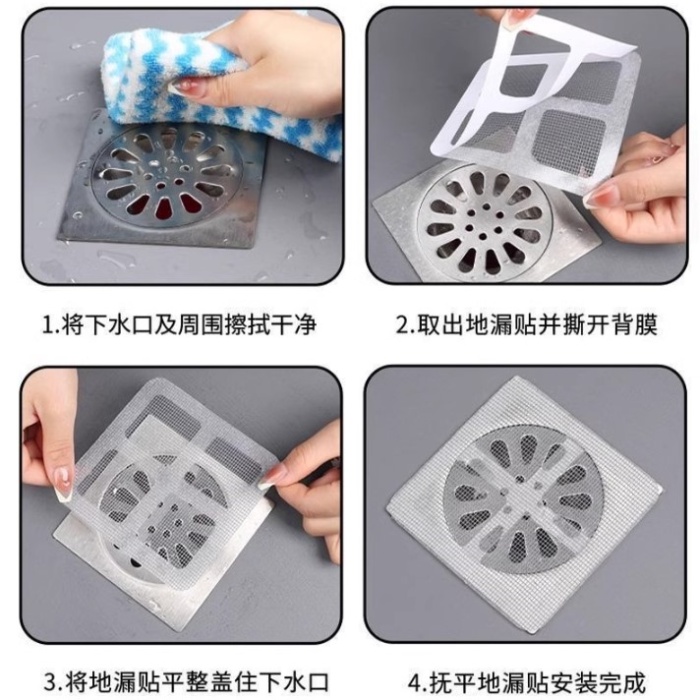 10 lu Banyo Gider Süzgeci, Sineklik Tamir Kiti (5460)